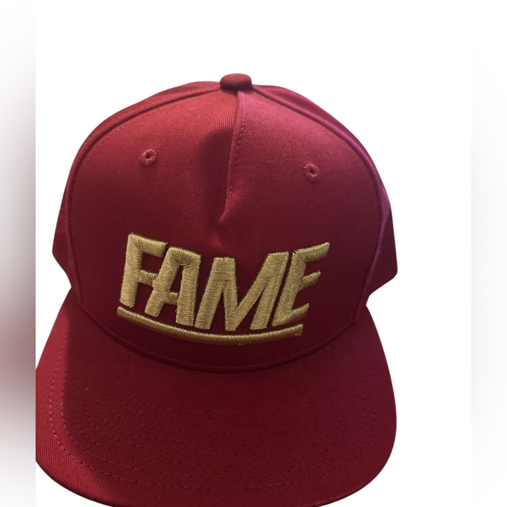 Hall of Fame New Red Logo Snapback Hat Cap L